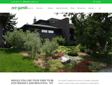 Tablet Screenshot of eco-yards.com